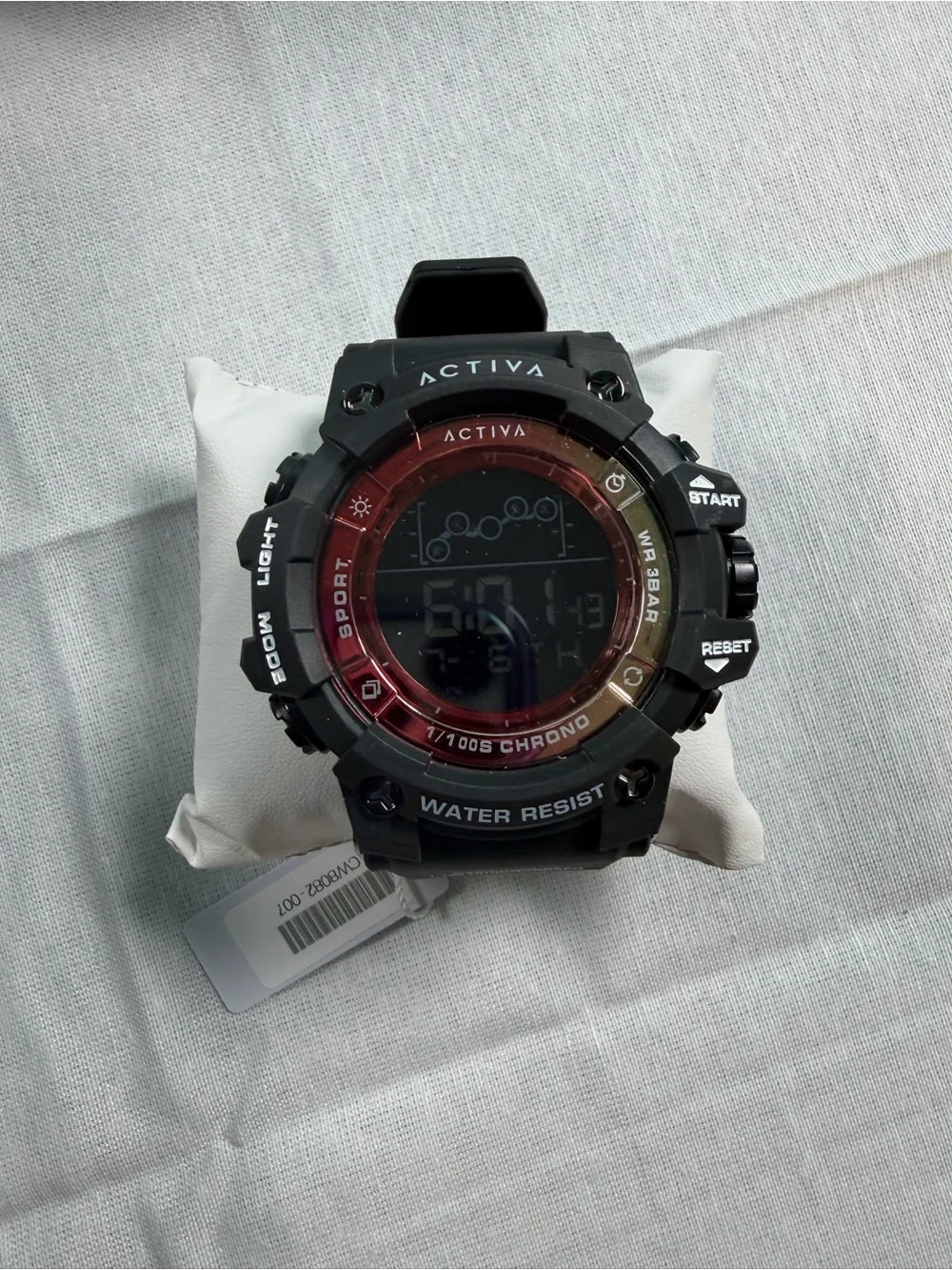 NWT Activa X Invicta Digital Summit Timepiece 50mm Black Red New In Box